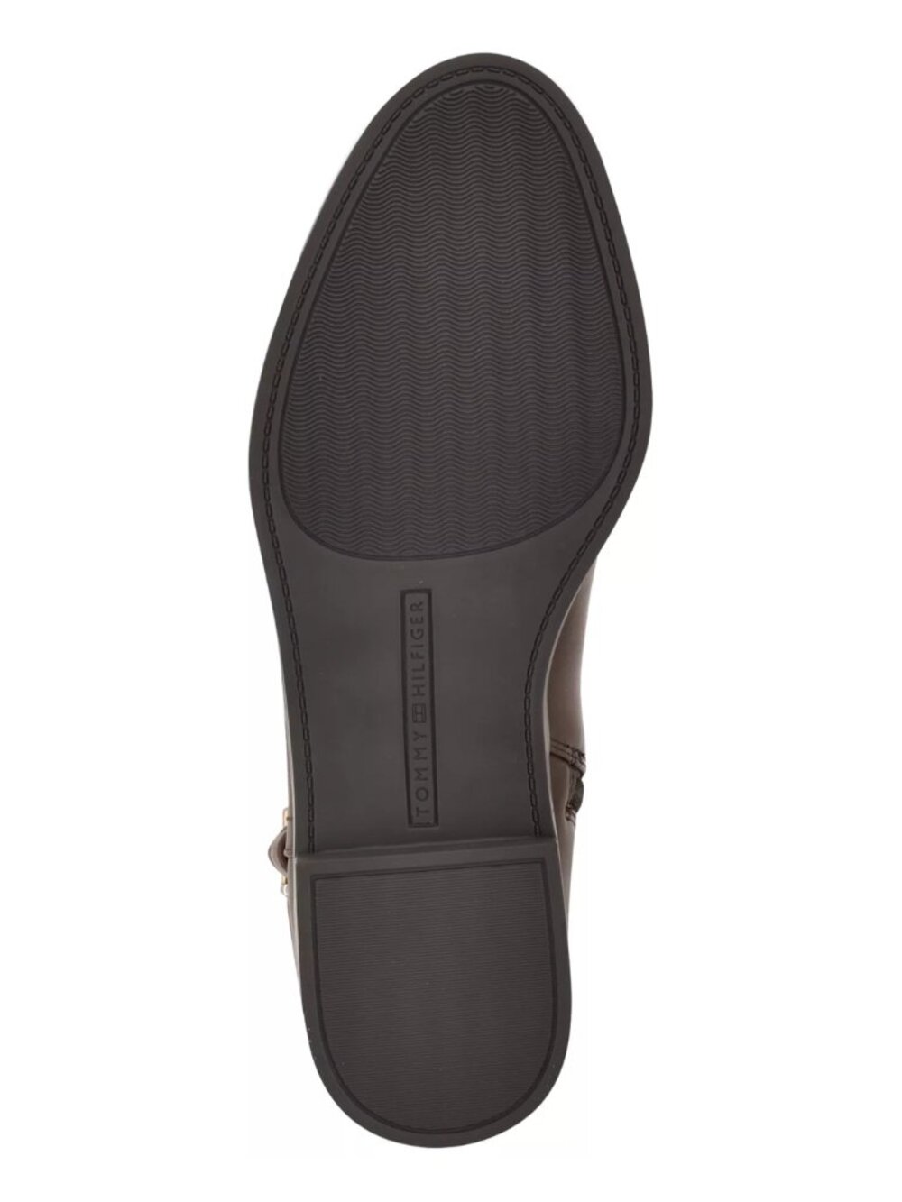 Tommy Hilfiger Mireya Wide Calf Riding Boots Dark Brown Size 5.5M NWT - Picture 3 of 5